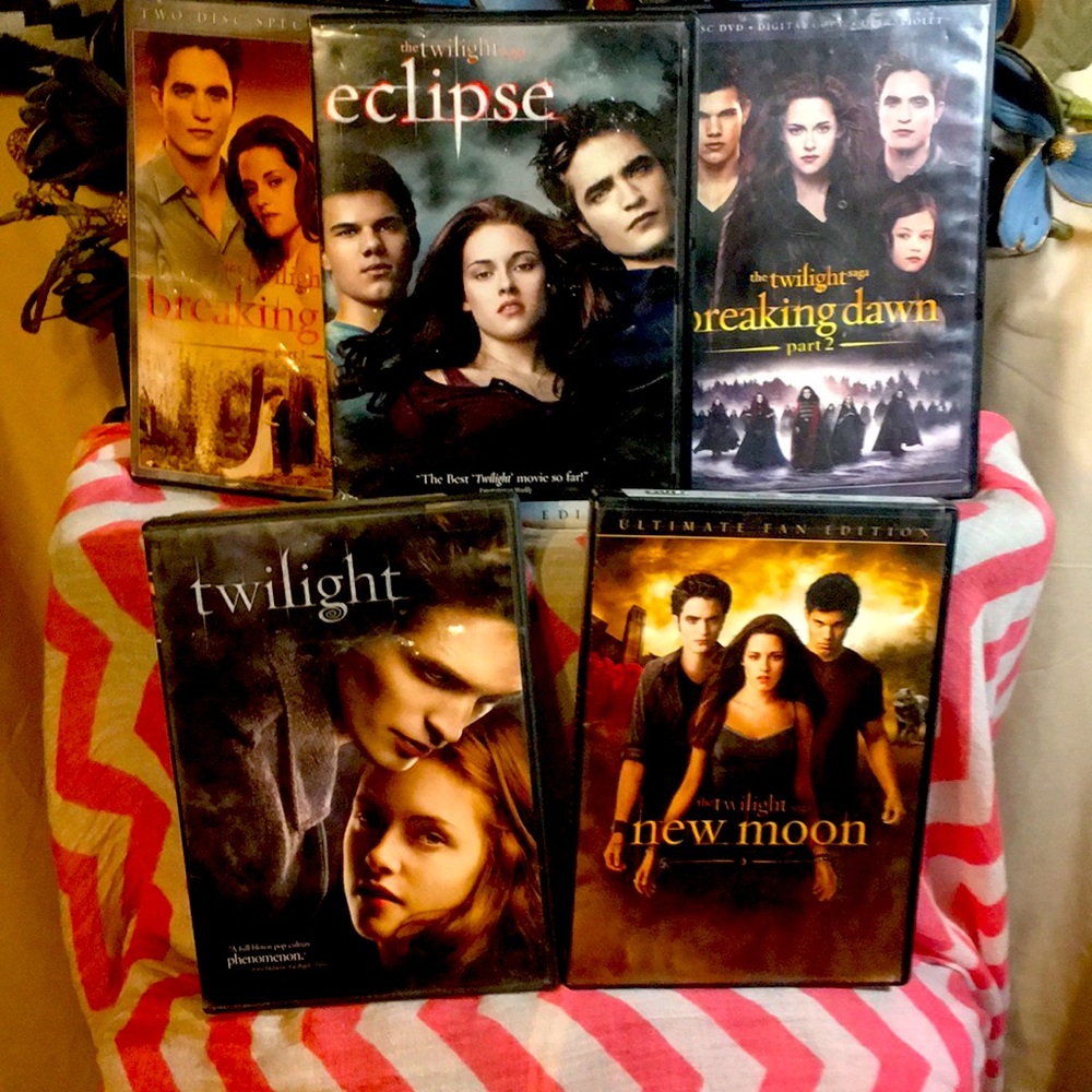 The Twilight Saga! All 6 movies